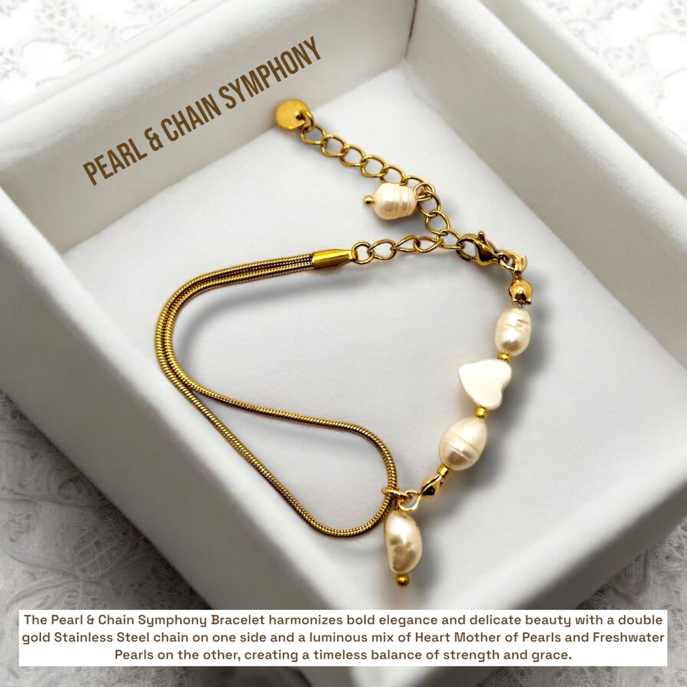 Freshwater Pearl, Mother Of Pearl Bracelet